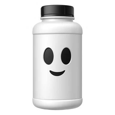ghost brand protein powder bottle sticker
