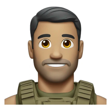 muscular navy seal sticker