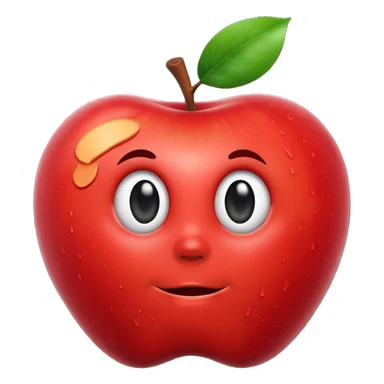 apple emojji corruption sticker
