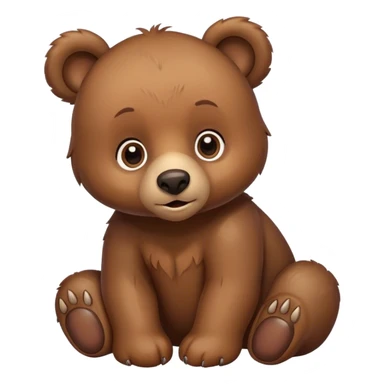 little bear sticker