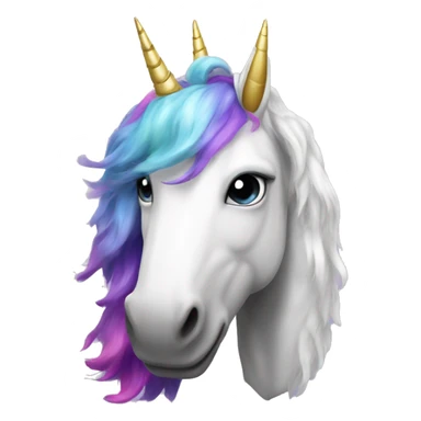 combine unicorn with cap (it should be a unicorn but feels like a human man) sticker