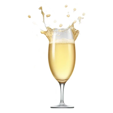 Champagne popping sticker