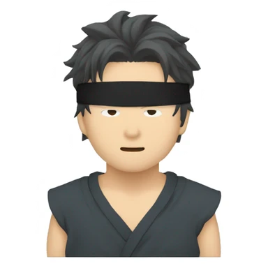 Satoru gojo blindfold sticker
