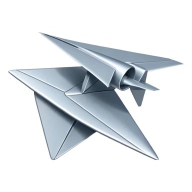 Share button with flying paper airplane sticker