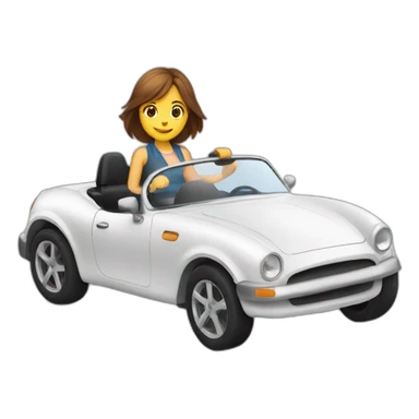 boy-girl-roadster-car-driving sticker