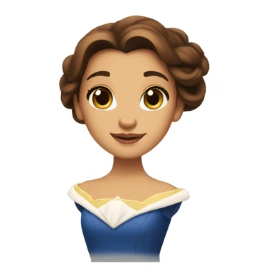 beauty and the beast belle sticker