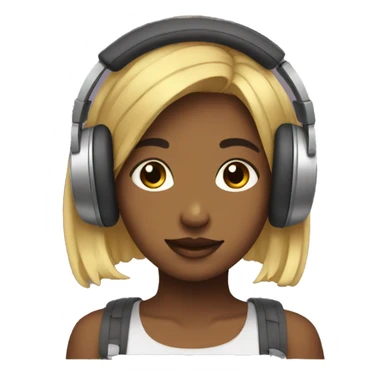 Lofi Girl With Headphones  sticker