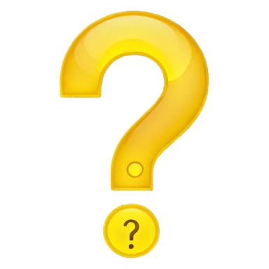 glowing question mark with black background and the question mark glows or is lit up like a light.  not too bold. sticker