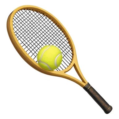 Tennis ball and racquet  sticker