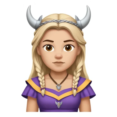 Minnesota Viking player dressed as a woman sticker