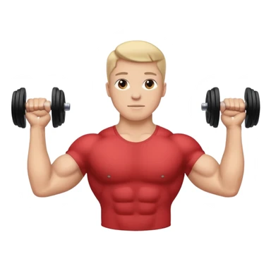 haltère élévation latérale orienté de côté, une seule haltère sticker