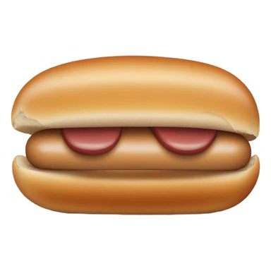hot dog with grey bread sticker
