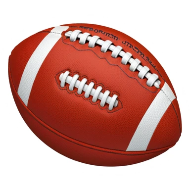 american football ball blue (#00A3E0) and red (#F9423A) sticker