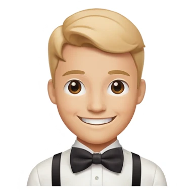 Chat avec un nœud papillon  sticker