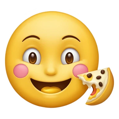 Emoji asking for food sticker
