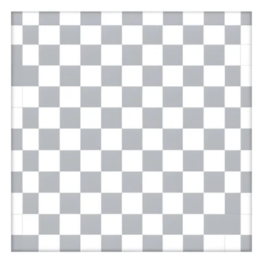 Generate a clean geometric checkerboard pattern using light gray and white squares. Modern, minimalist aesthetic with perfect symmetry. Suitable for backgrounds or digital design elements. sticker