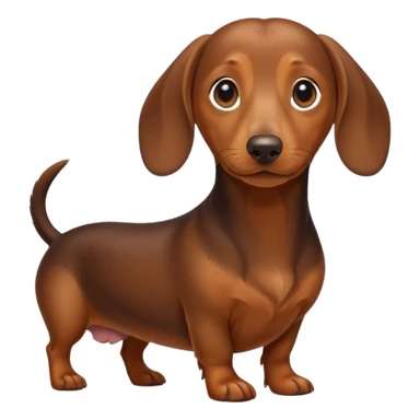 Weiner dog  sticker