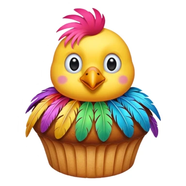 dessert bird sticker
