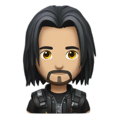 Johnny Silverhand from Cyberpunk 2077 sticker