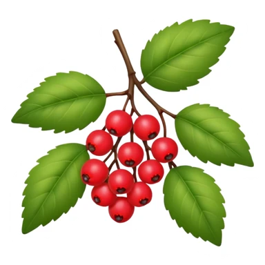 bush with a few berries sticker