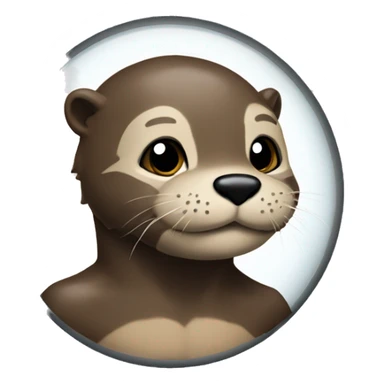 Otter on the tv show survivor with a buff on sticker