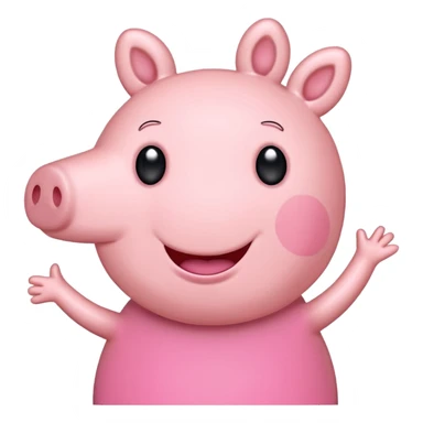 Peppa Pig de Frente  sticker