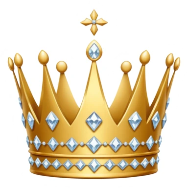 diamond queen crown sticker