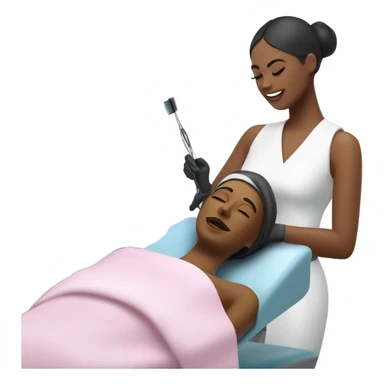 spa at a cosmetologist sticker