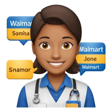 Walmart worker odp sticker