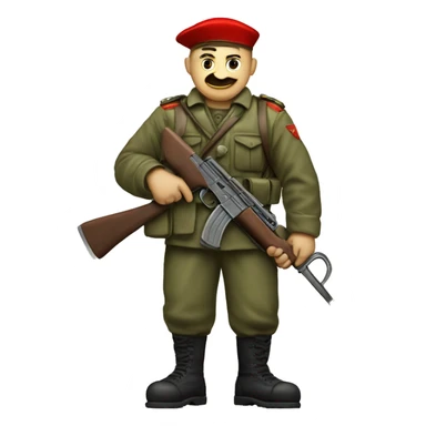 soviet union soldier with the sickle and hamme sticker