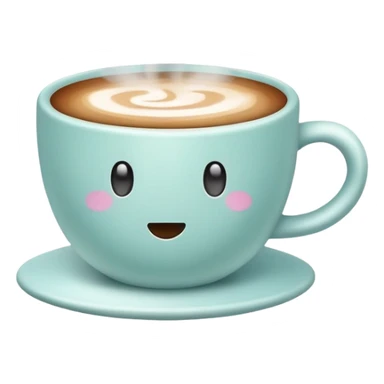 Cute coffee cup aesthetic  sticker
