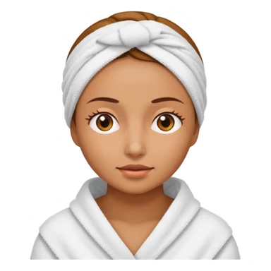 A woman who goes out in a towel.  sticker