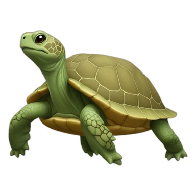Tortue deguisee sticker