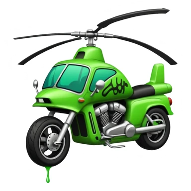 the word Chopper in green graffiti font sticker