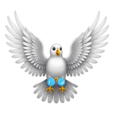 Pair of wings ,in a text copiable format sticker