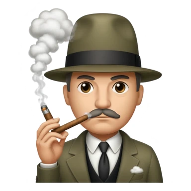 mafia boss cigar sticker