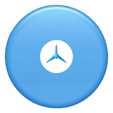 sky blue circle with blue check inside the circle sticker