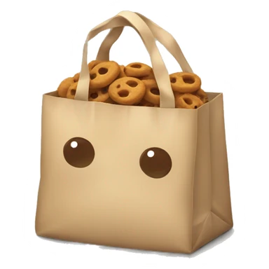 bag of treats for dog sticker