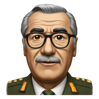 Brezhnev realistic sticker