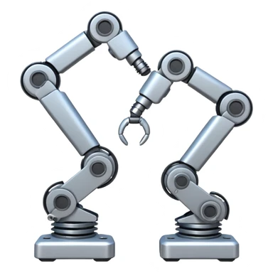 two robotic arms sticker