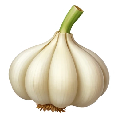 single garlic clove sticker