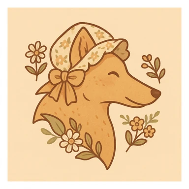 Give the Overwolf logo a cute cottagecore makeover sticker