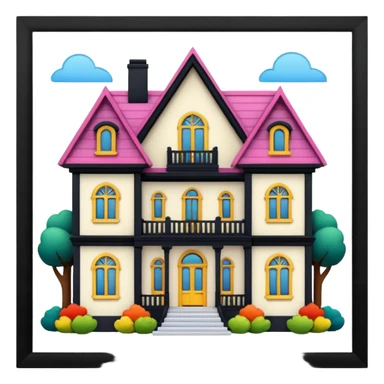 open doll mansion sticker