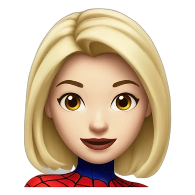gwen stacy as spiderman sticker
