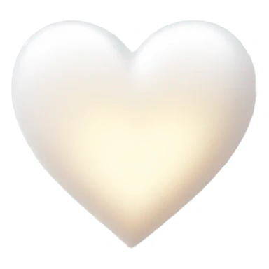 white heart with sparkles sticker