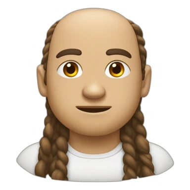 Grosse tête qui rigole sticker