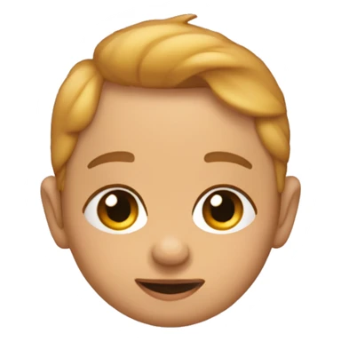 Un bebé a punto de llorar sticker