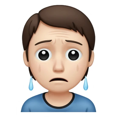 drawn stick man ruing sticker