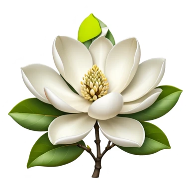 Magnolia,Foliage sticker