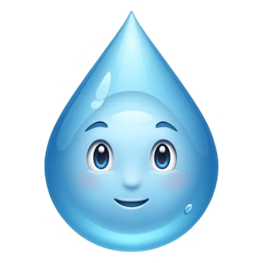 Gota de agua color blanco white sticker